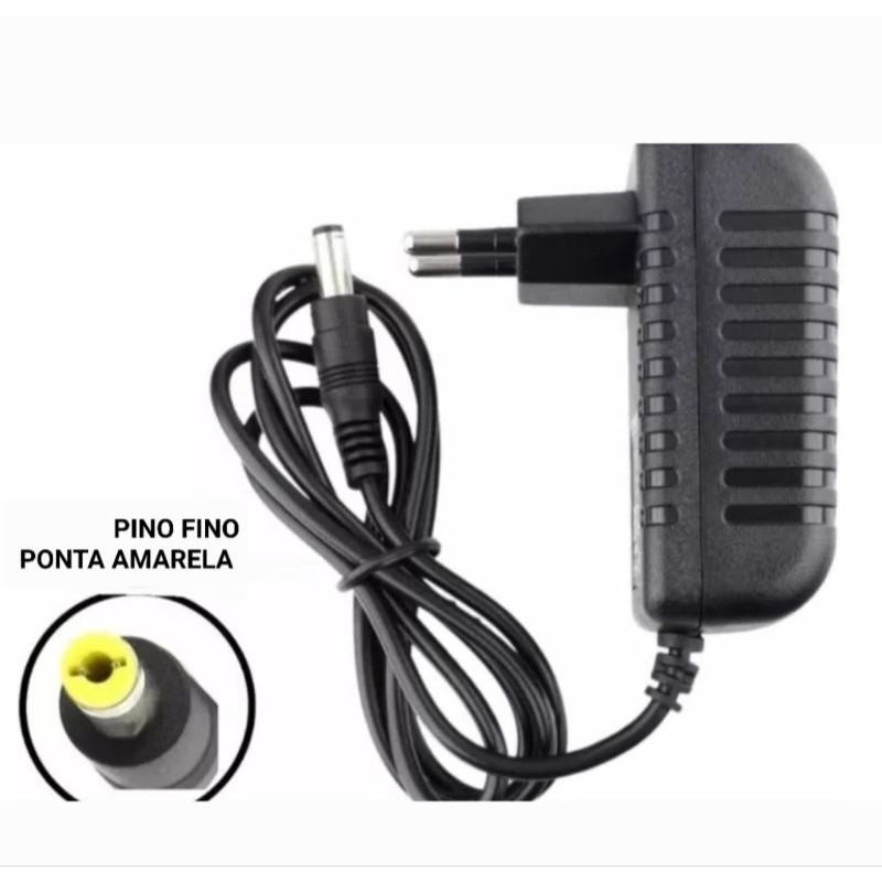 Fonte Carregador Para Caixa De Som Amvox Bravox Lenoxx Multilaser 9v 1.5a