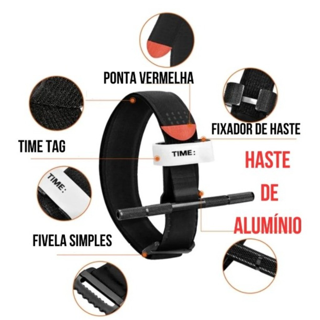 Detalhes do Torniquete Tático ALUMÍNIO Aph Primeiros Socorros Haste ar livre 95CM