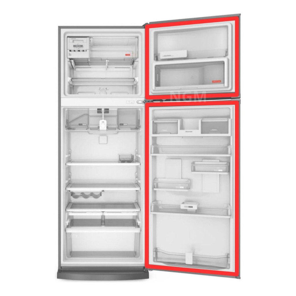 Jg Borracha Geladeira Electrolux Dfx45 Df48 Dw49x Df48x Full