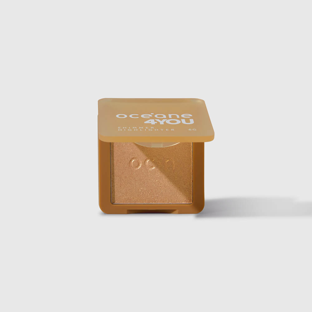 Iluminador Facial Dourado - Shimmer Highlighter Gold 4you 6g em Oferta na Shopee