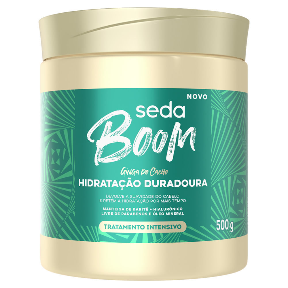 Máscara de Tratamento Intensivo Seda Boom Hidratação Duradoura 500g em Oferta na Shopee