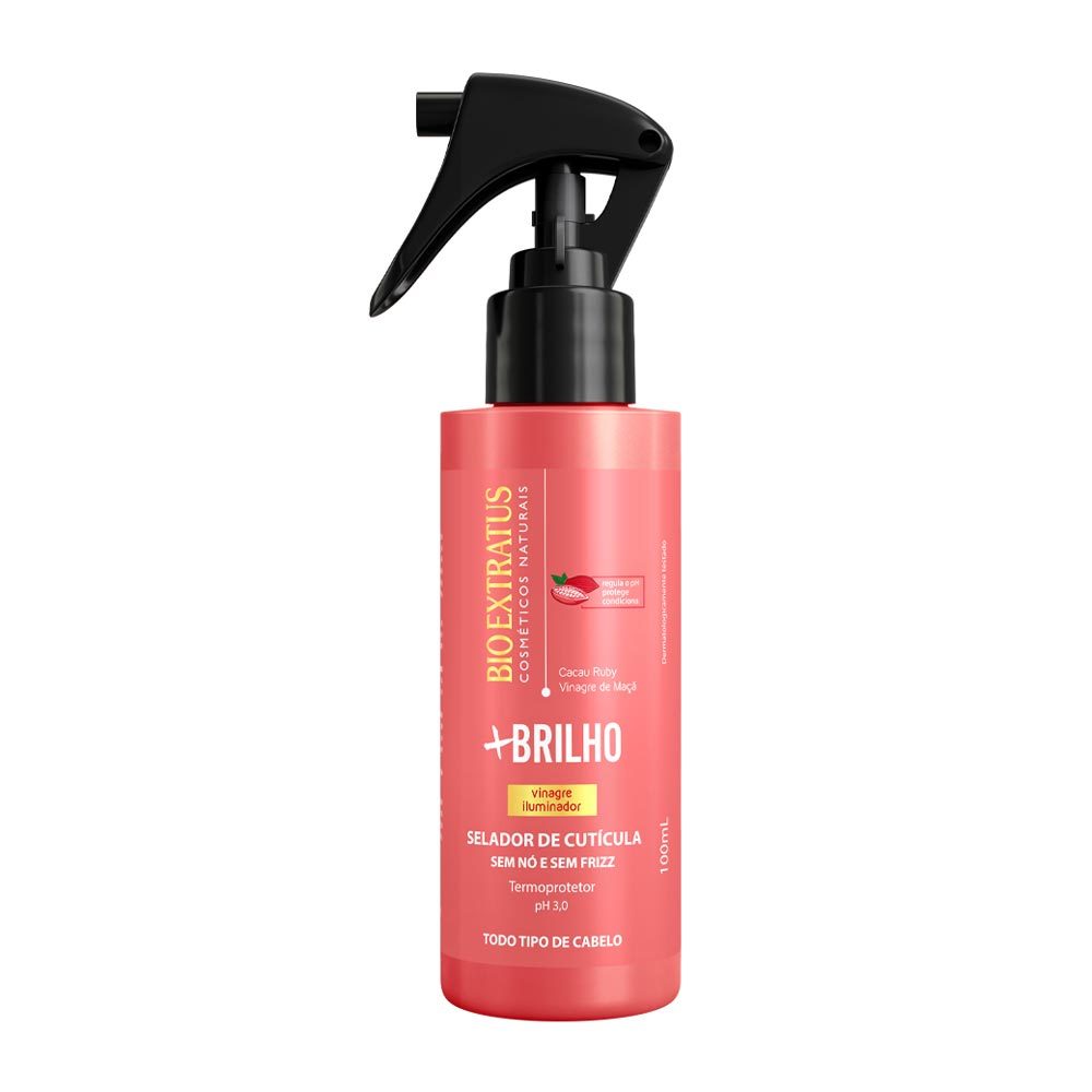 Spray Bio Extratus +Brilho Selador Cutícula Capilar Termoprotetor 100ml em Oferta na Shopee