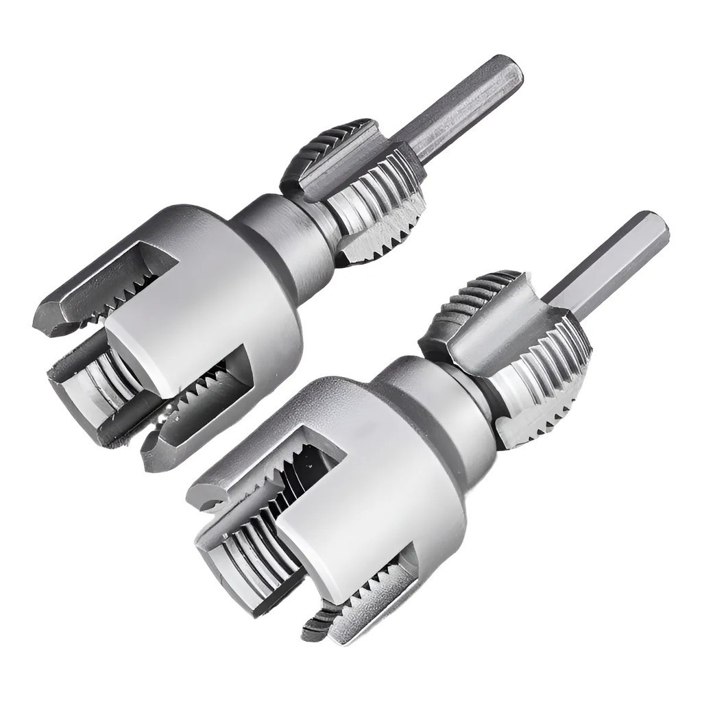 Kit 2 Para Fazer Rosca Em Tubo De Pvc 3/4 Furadeira em Oferta na Shopee