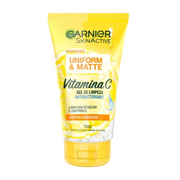 Gel De Limpeza Facial Garnier Vitamina C 150g em Oferta na Shopee