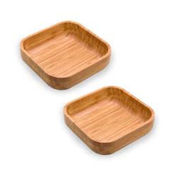 Kit 2 Bowls Quadrados de Bambu - Oikos
