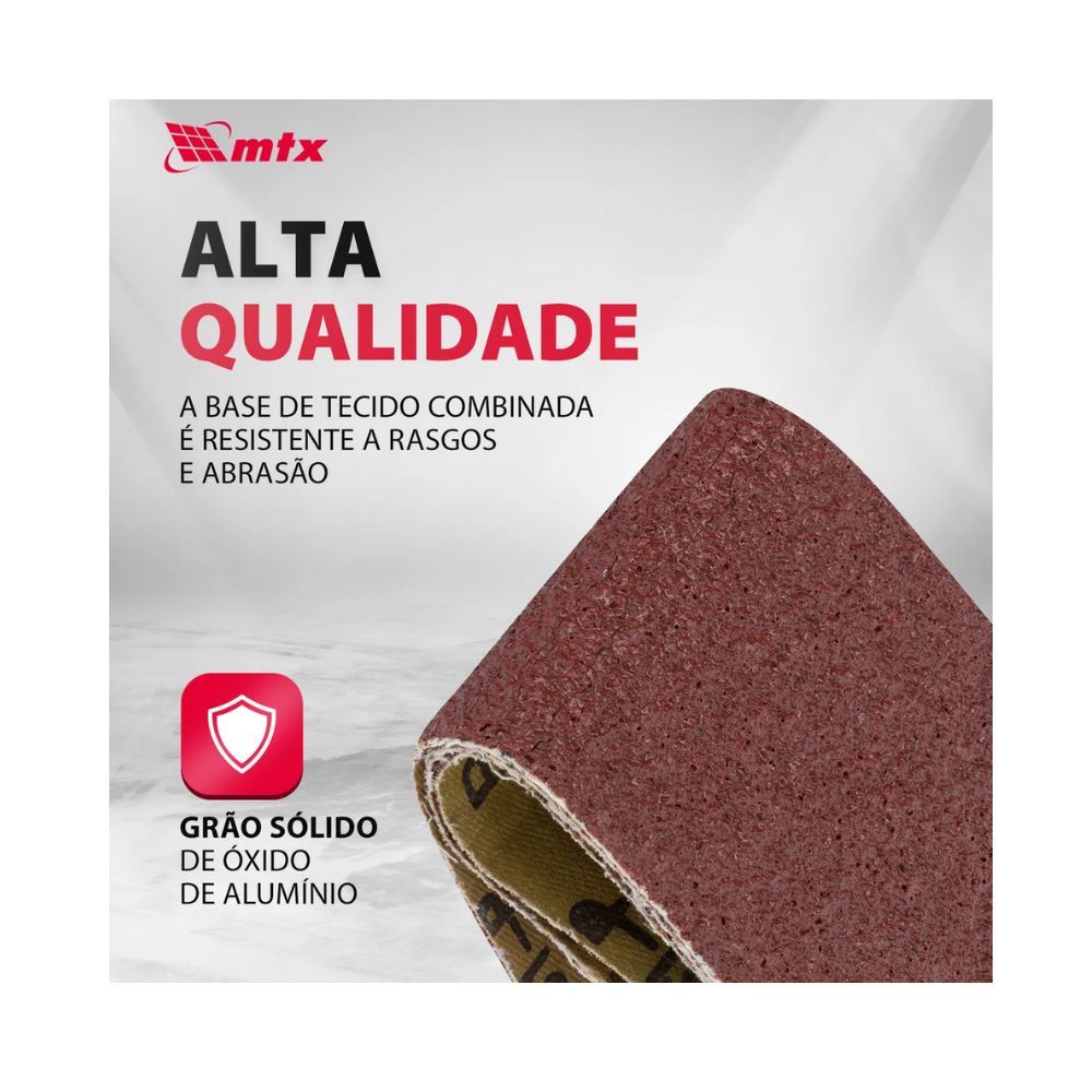 Cinta de Lixa Grão 120 533 x 75mm 3 Peças MTX · foto 2
