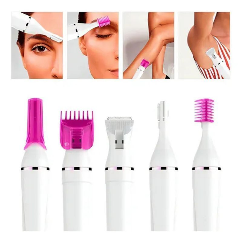 Aparador Cortador Depilador Feminino 5 em 1 de Pelos Sobrancelhas e Intimo Orbitta 