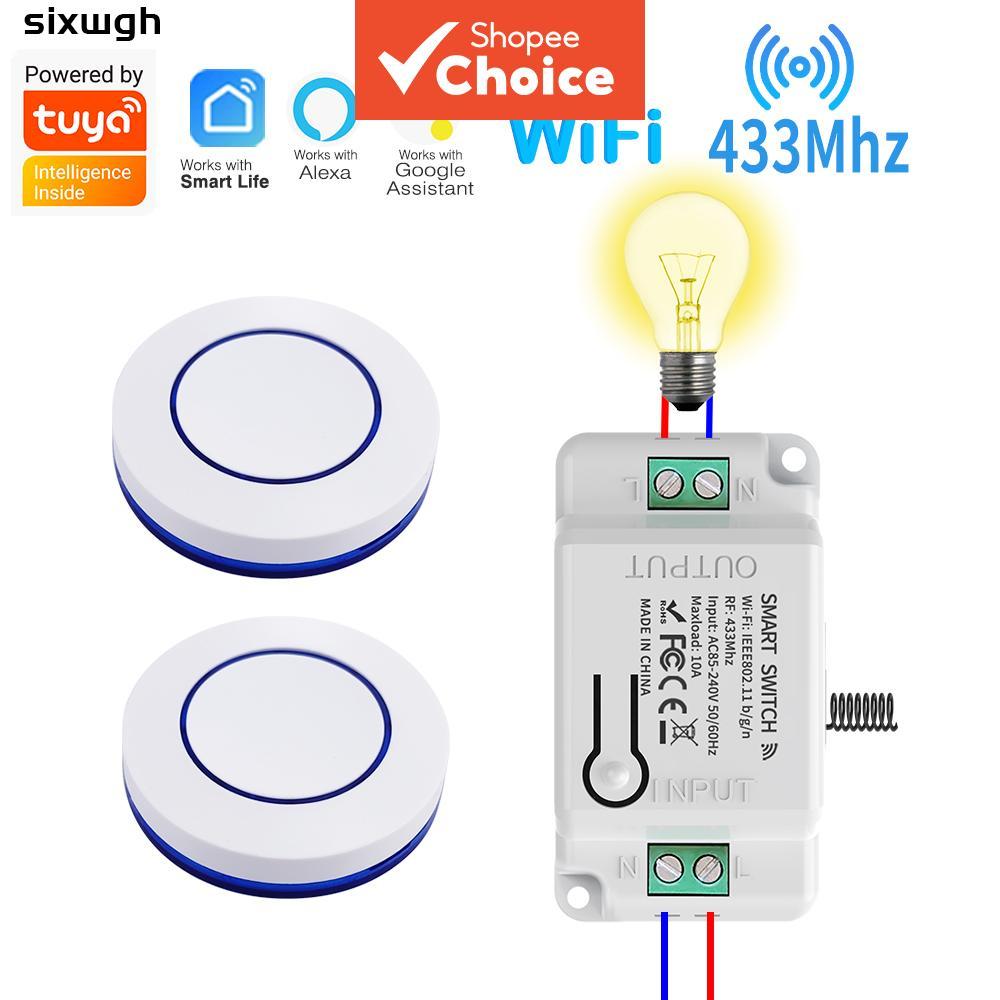 Interruptor Inteligente WiFi Tuya DIY Modificação De Disjuntor Sem Fio Para Lâmpada