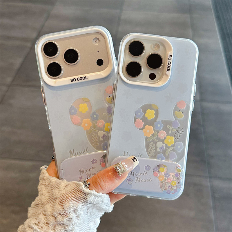 Capa de celular Flores azuis com iPhone 17 16 15 14 13 12 11 PRO MAX XS XR 7 8PLUS SE AIR Suporte casca macia