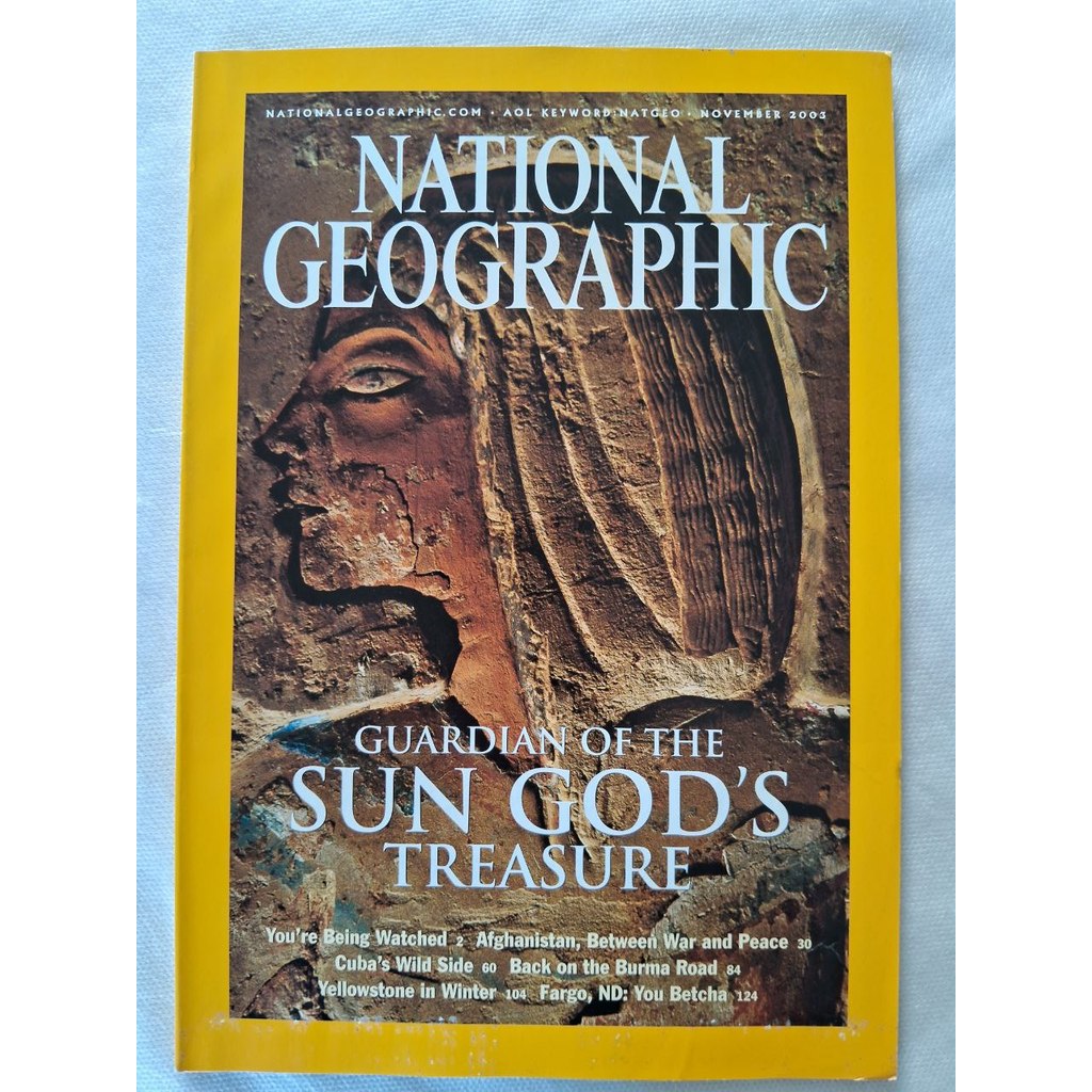 National Geographic Magazine, Vol. 204, Nº 5 - GUARDIAN OF THE SUN GODS TREASURE de Vários Colaboradores
