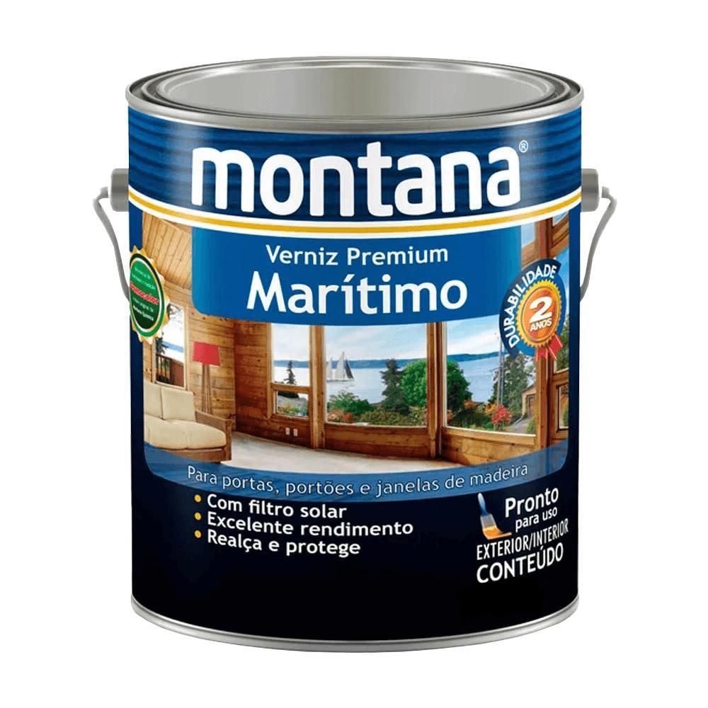 Verniz Premium Montana Marítimo Natural Brilhante 3,6L