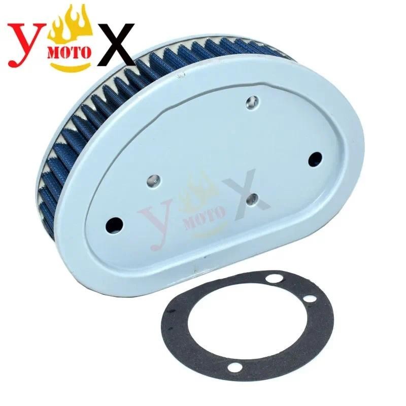 Sistema De Limpeza De Entrada De Filtro De Ar De Gaze De Algodão Para Motocicleta Harley Fat Bob FXDF Dyna Super Glide F