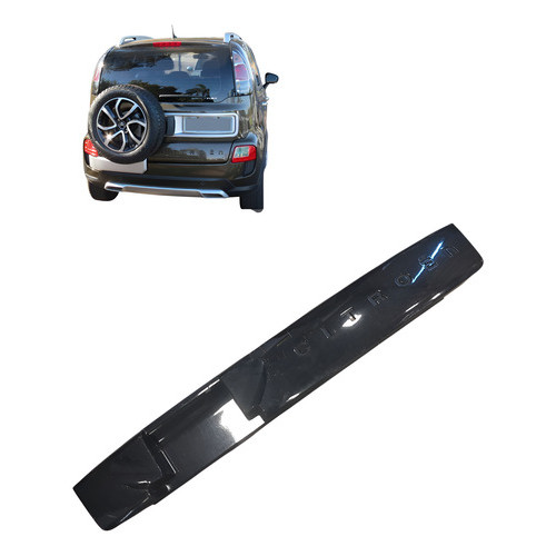 Moldura Friso Tampa Traseira Citroen C3 Aircross 2014 1.6 Preto