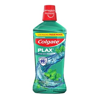 Enxaguante Bucal Colgate Plax Fresh Mint Leve 750ml Pague 500ml em Oferta na Shopee
