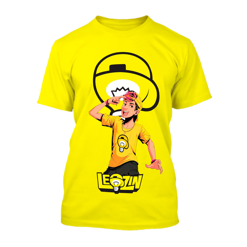 Camiseta Infantil Juvenil Para Meninos e Meninas Do Grupo Dos Rosa mais Amado do Brasil Leozinho Void Robson Ketlen