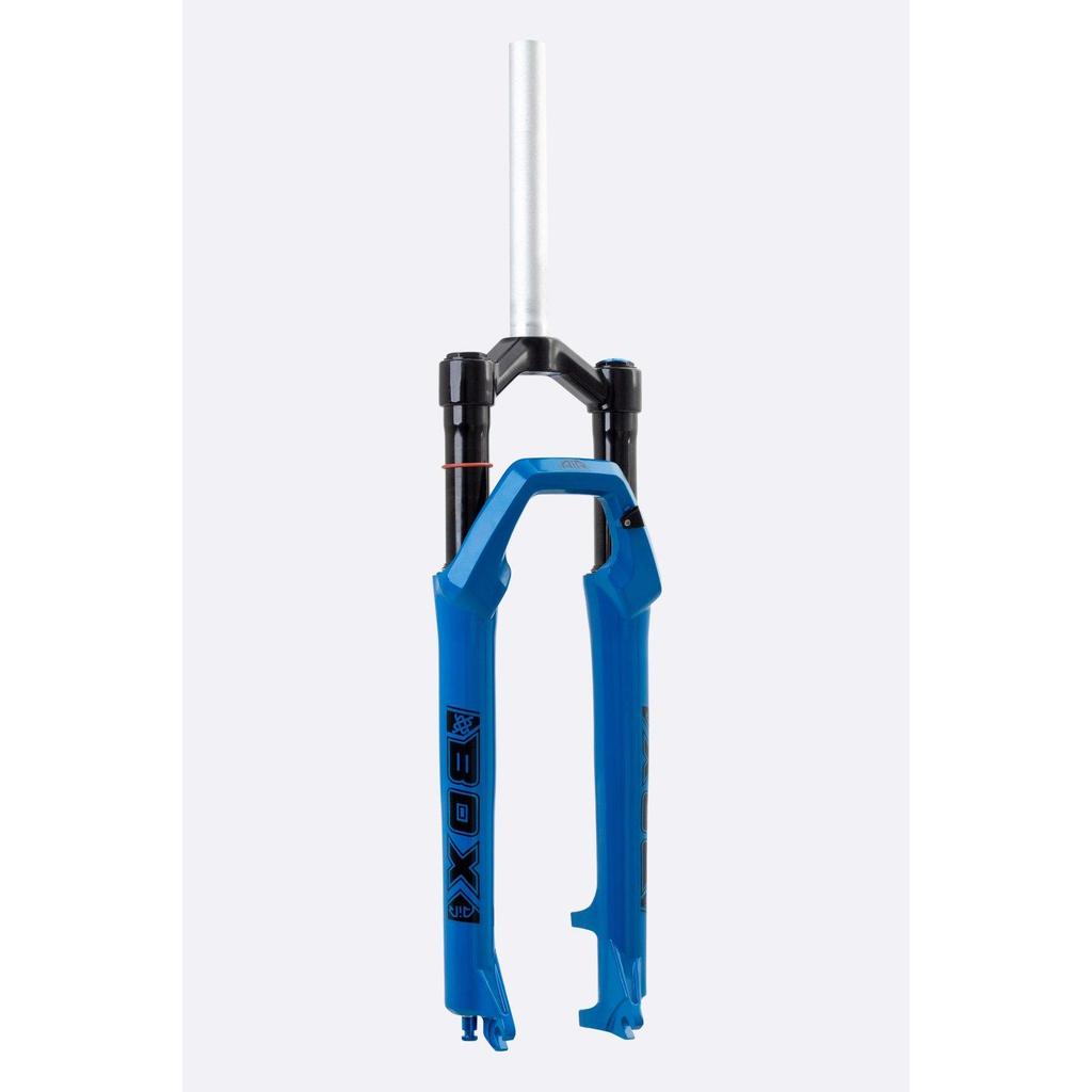 Suspensão Bike HUPI BOX Espiga Reta 100mm Aro 26, 27.5 e 29 Azul