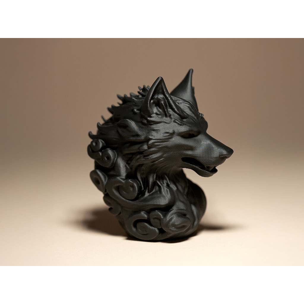 Estatua Estatueta  Lobo Busto 12 cm Decorativa Escultura