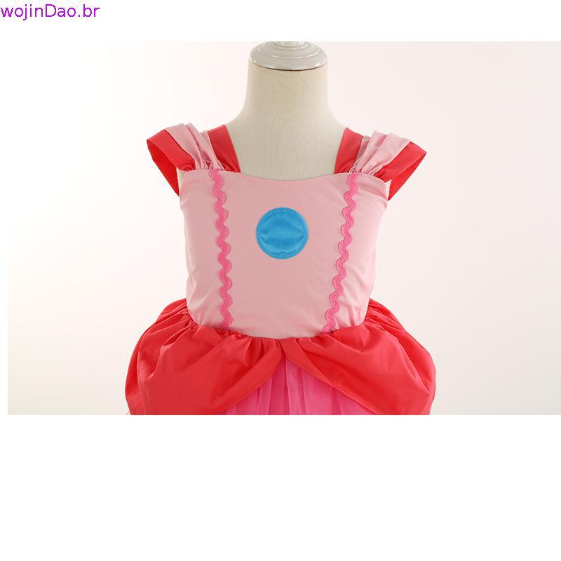Roupas infantis princesa Ello verão gaze vestido meninas férias vestido Ello