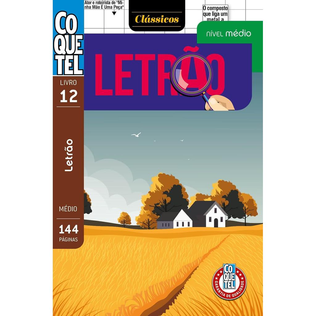 Livro Coquetel Letrão 12 | Nível Médio em Oferta na Shopee