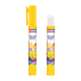 Cola em Bastão Slim 6g | Unidade | Acrilex em Oferta na Shopee