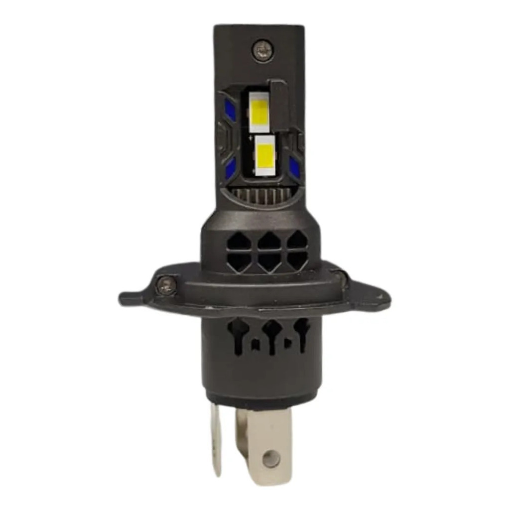 Lâmpada de Led H4 Farol Alto e Baixo Moto Honda CG 125 Branco Frio PK20 Permak 6000K 6500Lumens