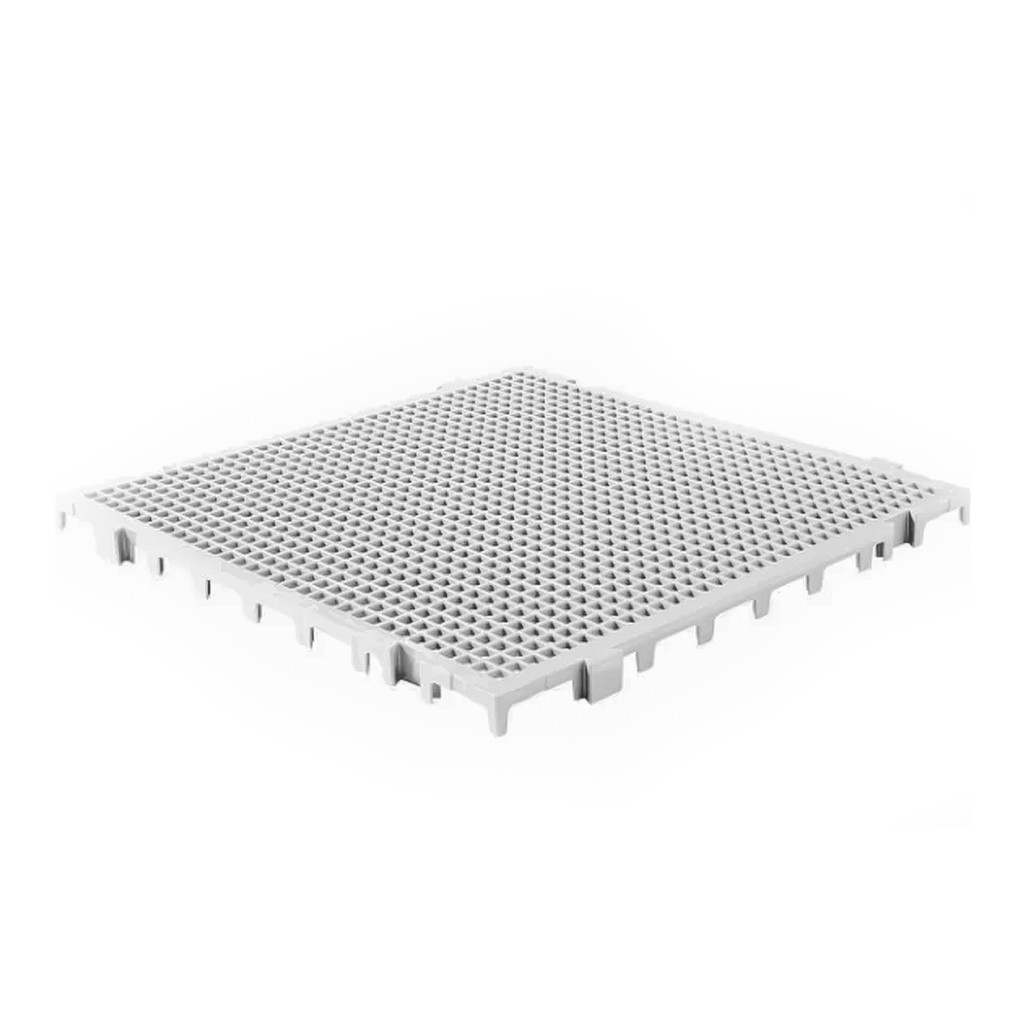 Estrado Plástico 50x50, Palete Plástico 50x50, Deck Plástico 50x50, Piso Plástico Branco Leitoso