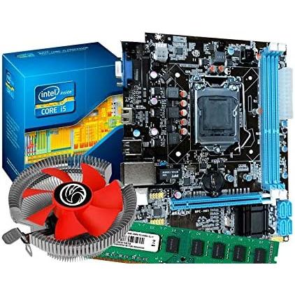 Kit Upgrade Intel Core i5 Placa Mãe H61 LGA1155 8GB DDR3 Ram Cooler Pasta Térmica