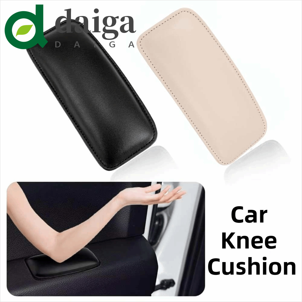 Almofada De Apoio De Braço Para Porta De Carro DAIGA , Joelho Macia De Couro , Travesseiro Confortável Grosso Universal 