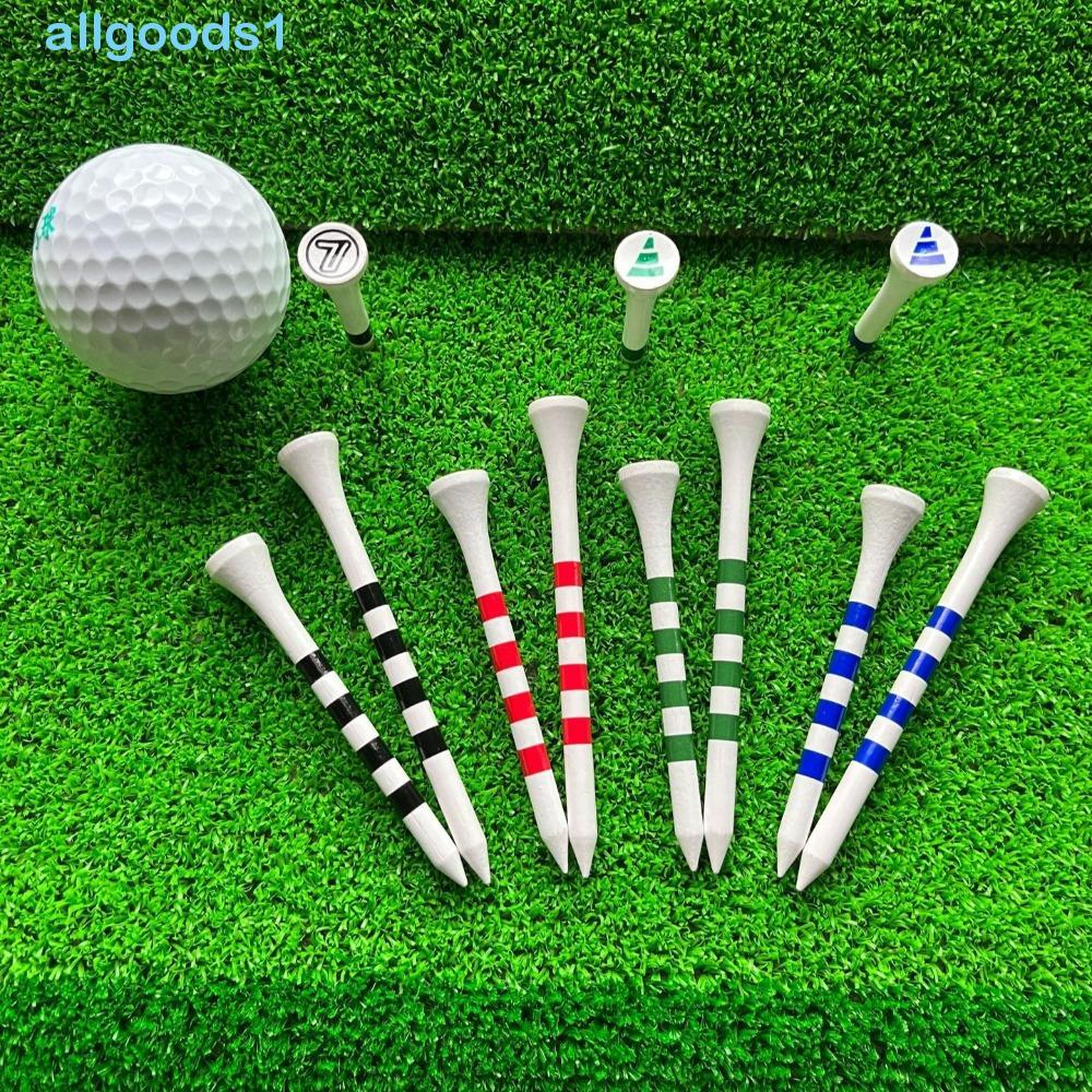 ALLGOODS 20 Unidades De Suporte Para Bola De Golfe , Durável Com Conjunto De Camisetas Listradas , Profissionais Prática