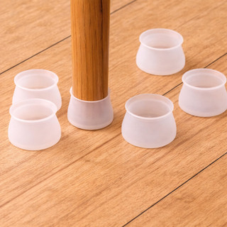 Kit 4/12/24 Protetor de Silicone para Pés de Cadeira e Mesa Pés Pezinho Redondo