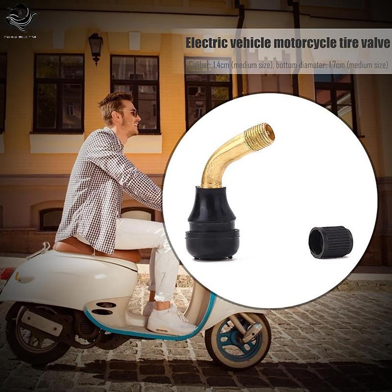 PFG 1 Pçs Hastes De Válvula De Pneu Sem Câmara Para Scooter Elétrico Bicicleta Grau Haste Da Do Ar Motocicleta Bicicleta