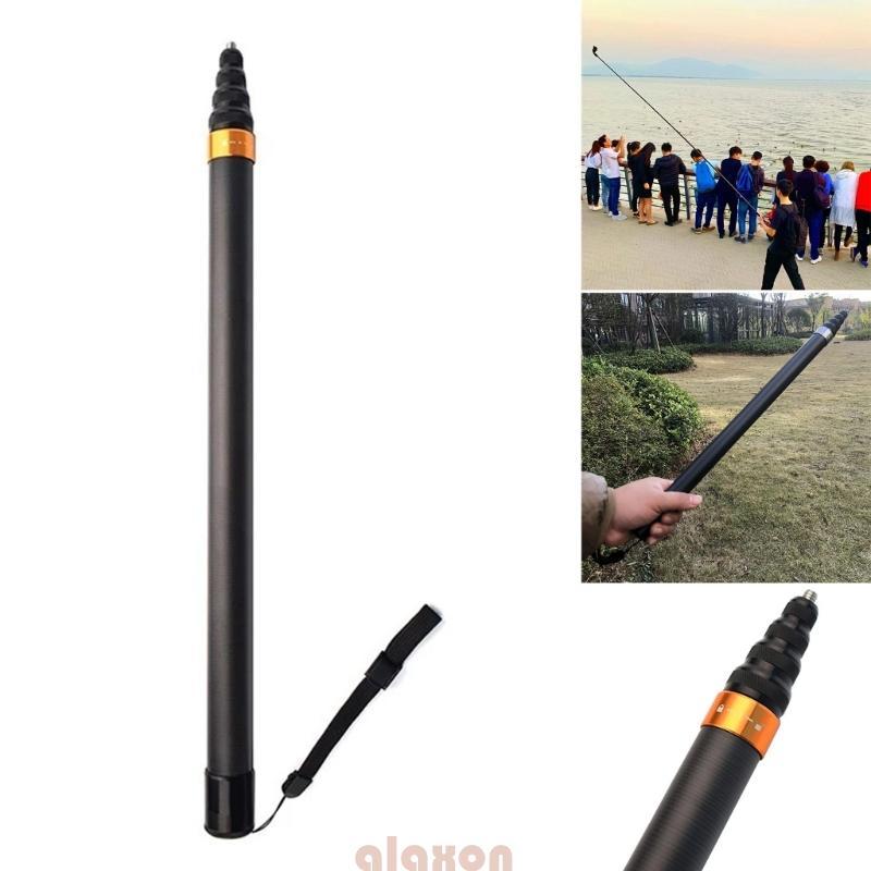 Haste Câmera Extensível Fibra Carbono Auto Escondida Fotos Design Portátil 45 Cm A 290