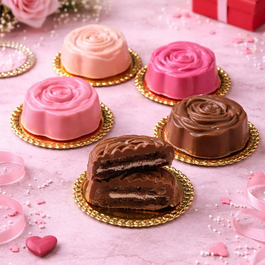 1~10 FORMA BWB ROSA BISCOITO SIMPLES BWB 10388 (CHOCO) · foto 2