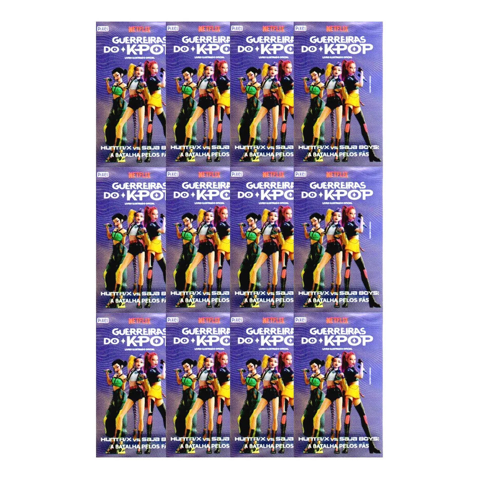 Kit 200 Figurinhas Do Álbum Guerreiras Do Kpop (40 Env)