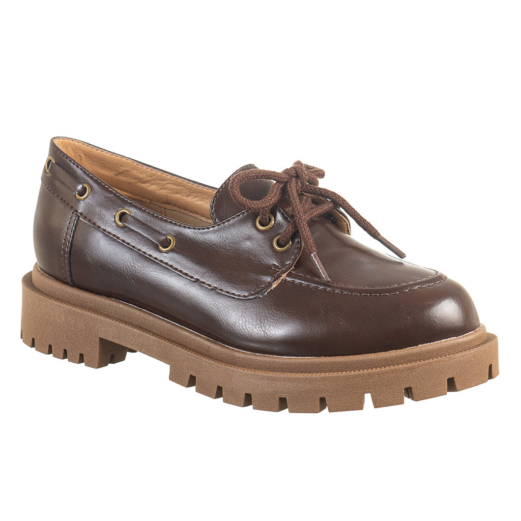 Mocassim Feminino Tratorado Estilo Oxford Casual Chic – Via Birigui