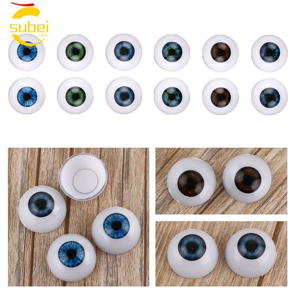 SUBEI 20mm 22mm 24mm Globos Oculares Animal Brinquedo Infantil Real Como De Bebê em Oferta na Shopee