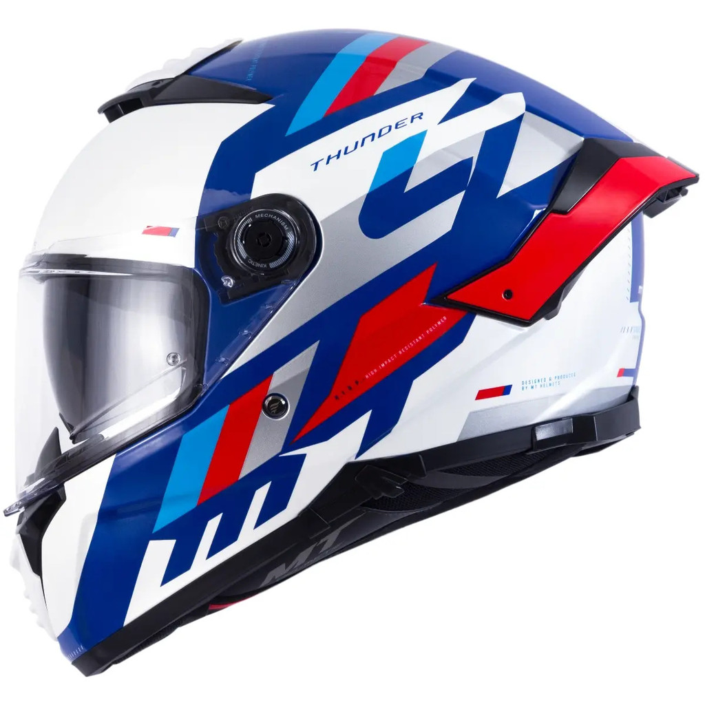 Capacete Esportivo MT Helmets Thunder 4 Com Óculos Integral Fechado Masculino Feminino