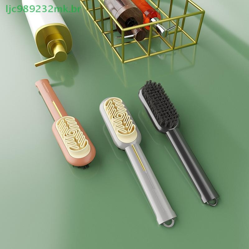 [MYBR] Escova Dupla Face Para Sapatos De Plástico Duradoura Lavar Limpeza De Camurça Acessórios Ferramentas De Doméstica