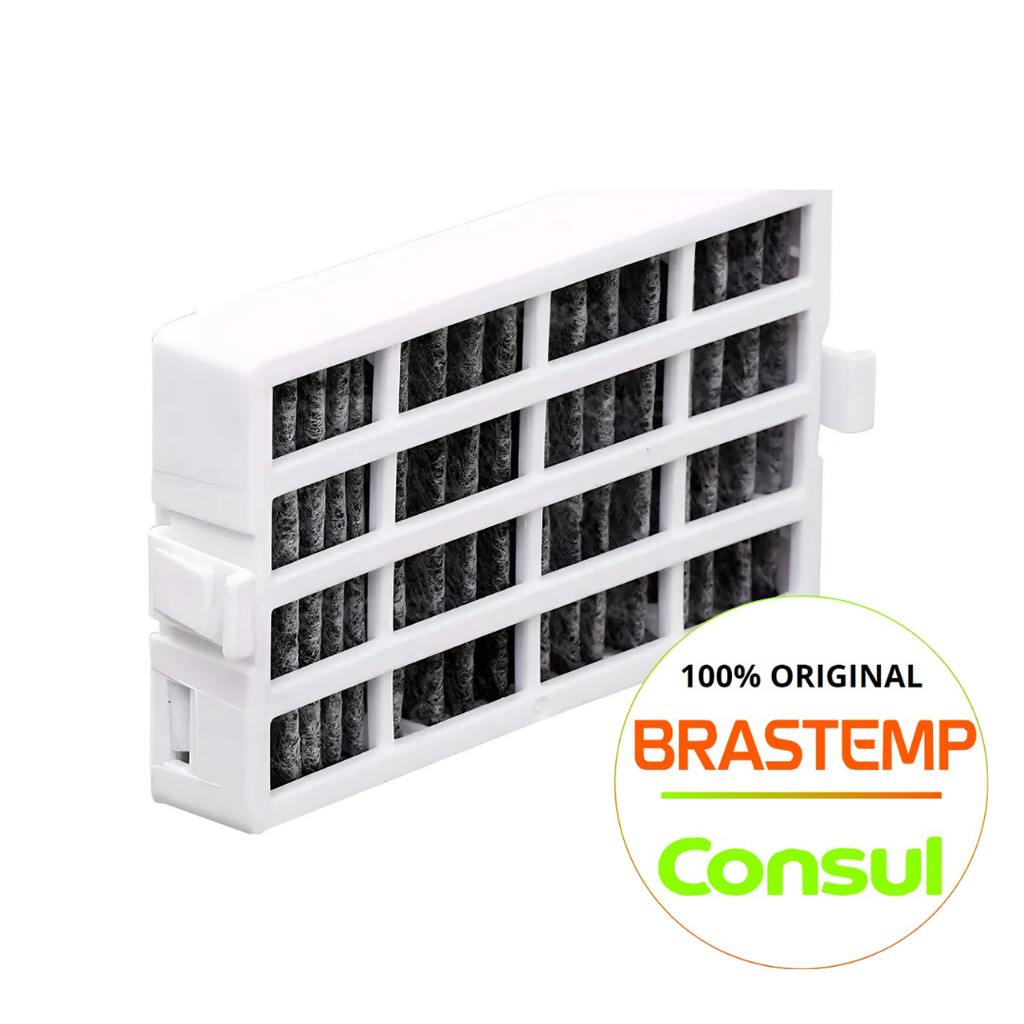 FILTRO DE AR ANTIODOR PARA GELADEIRA  BRASTEMP/CONSUL ORIGINAL - BRE48D - BRE49B - BRE49C (DEMAIS MODELOS NA DESCRIÇÃO)