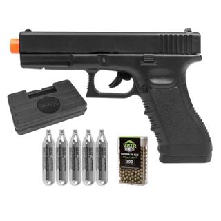 Pistola CO2 GK G17 4,5 / 4 joules Rossi+ Co2 + BBS + Case em Oferta na Shopee