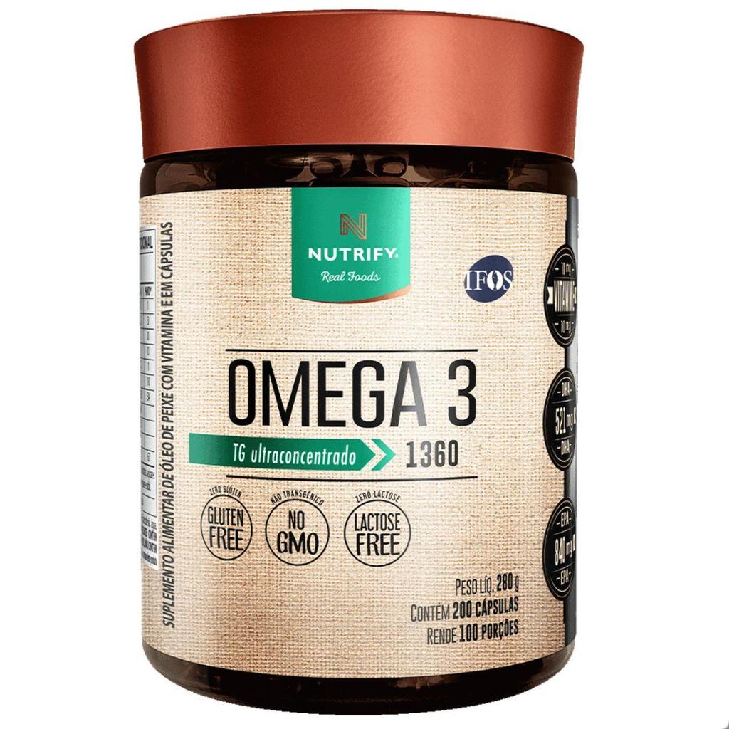 Ômega 3 TG Ultra Concentrado 1360mg 200 Capsulas Nutrify