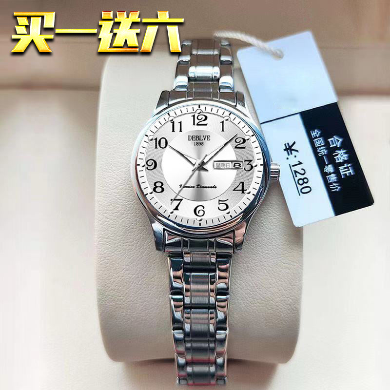 relogio feminino luxo relogio feminino pequeno delicado Relógio feminino banda de aço moda genuíno relógio de quartzo me