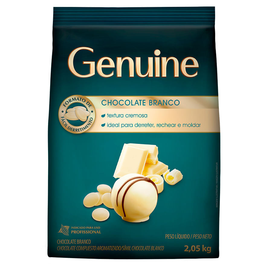 Chocolate Genuine Branco Nobre - Comprar com Melhor Preço em Lanches