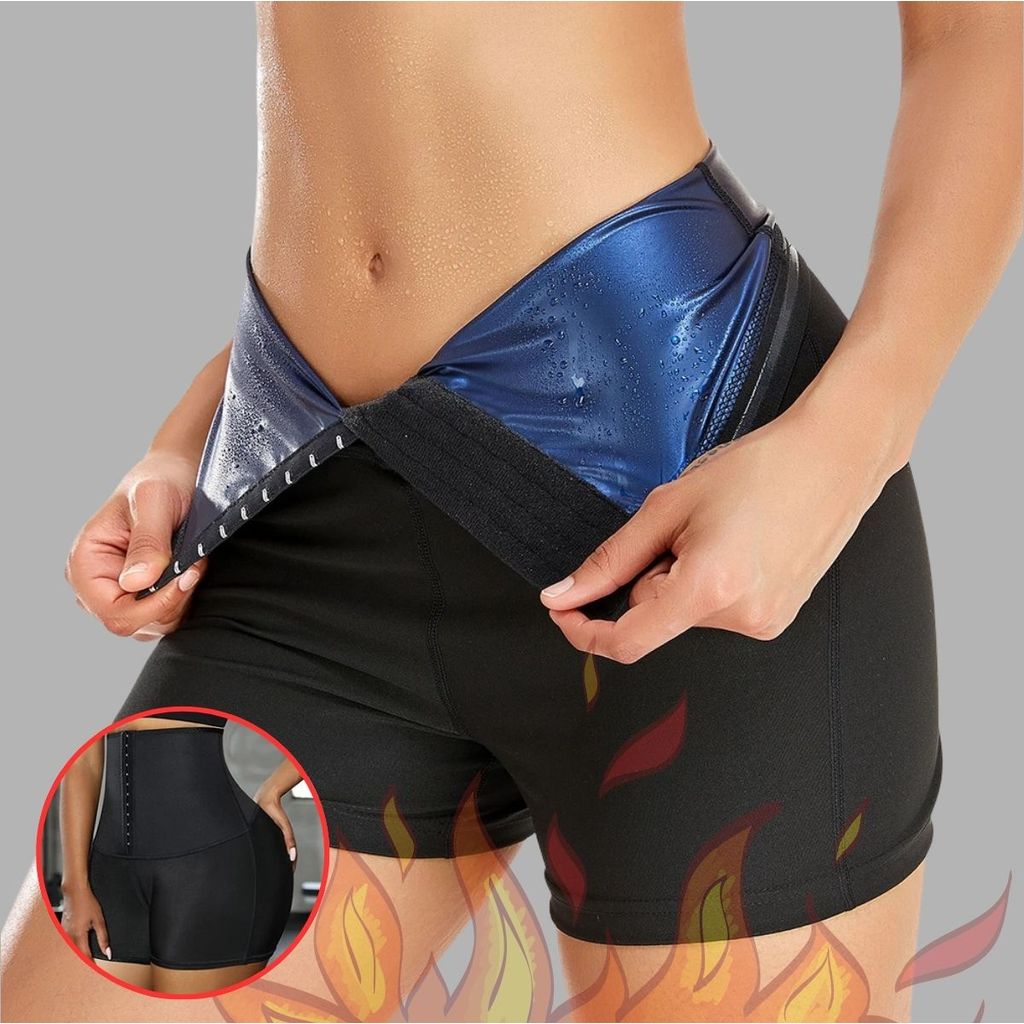 Bermuda Modeladora Sauna com Compressão Térmica Ideal para Academia Caminhada e Rotina Ativa em Oferta na Shopee