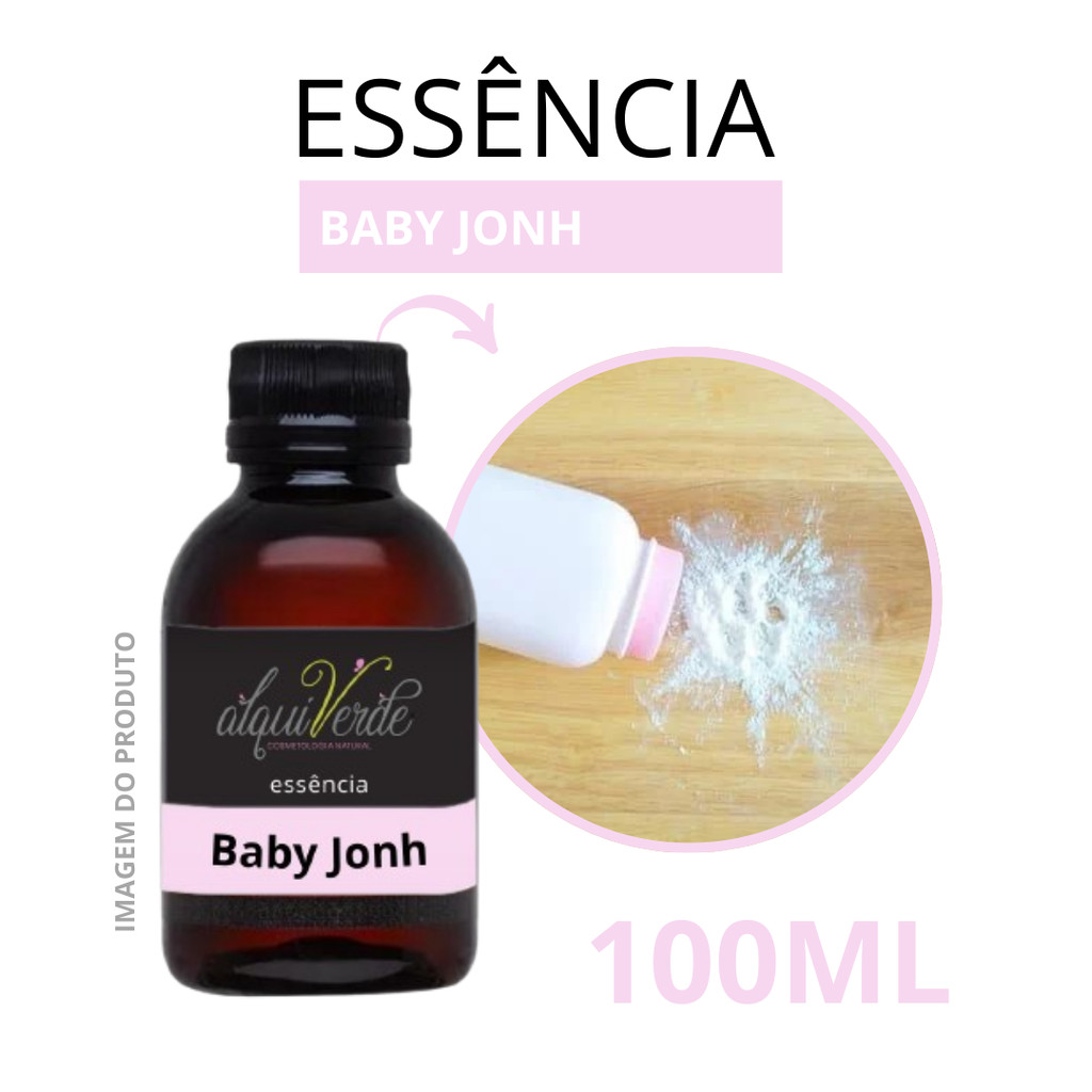Essência Aromatizadora Alquiverde de Baby Jonh 100mL – Ideal para Difusores e Aromatizadores de Ambiente