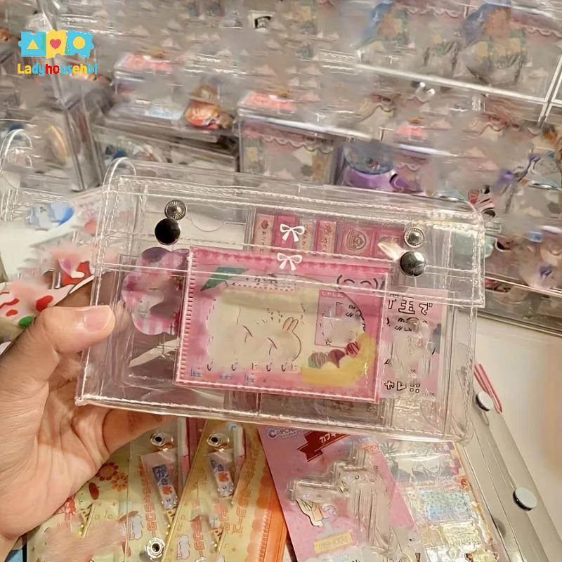 LAHG > Bolsa De Maquiagem Transparente De PVC De 4 Camadas , Organizador De Higiene Pessoal Para Viagem E Estojo Multius