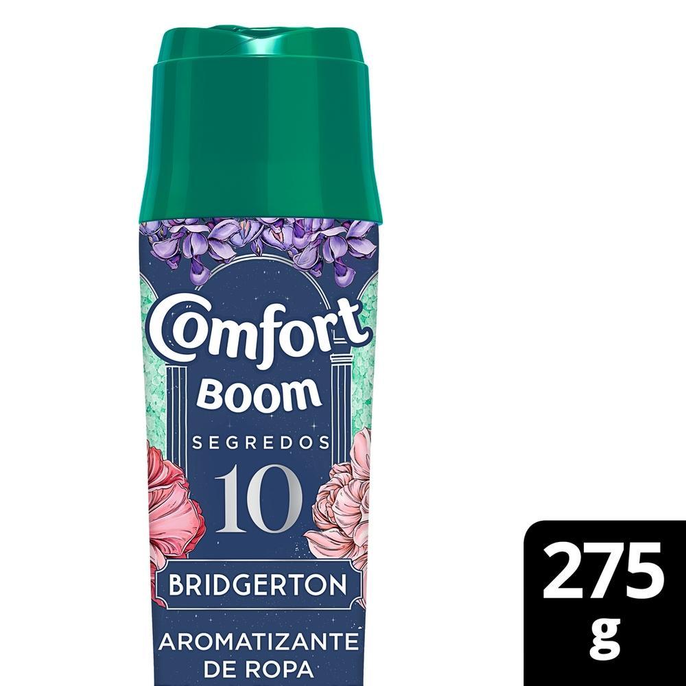 Odorizante de Roupas Comfort Boom Segredos 10 Bridgerton Perfume em Cristais 275g em Oferta na Shopee