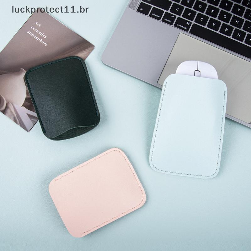 LTBR 1PC Bolsa De Armazenamento De Mouse Sem Fio Adequada Para 2 Bolsas Protetoras De Couro Anti-Estojo ~
