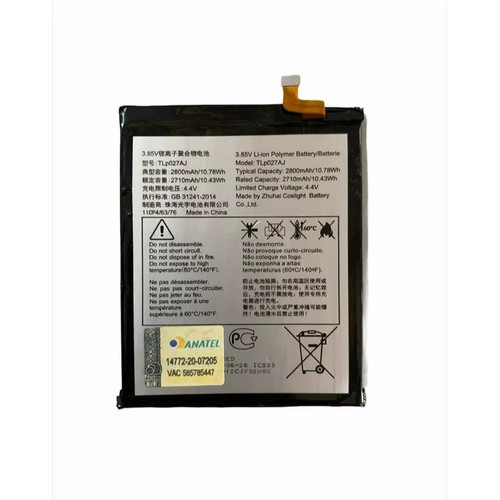 Bateria  Para Alcatel A5 Max Led 5085n Com Garantia Tlp027aj + Fonte carregador + Fonte carregador Envio Super Rapido!