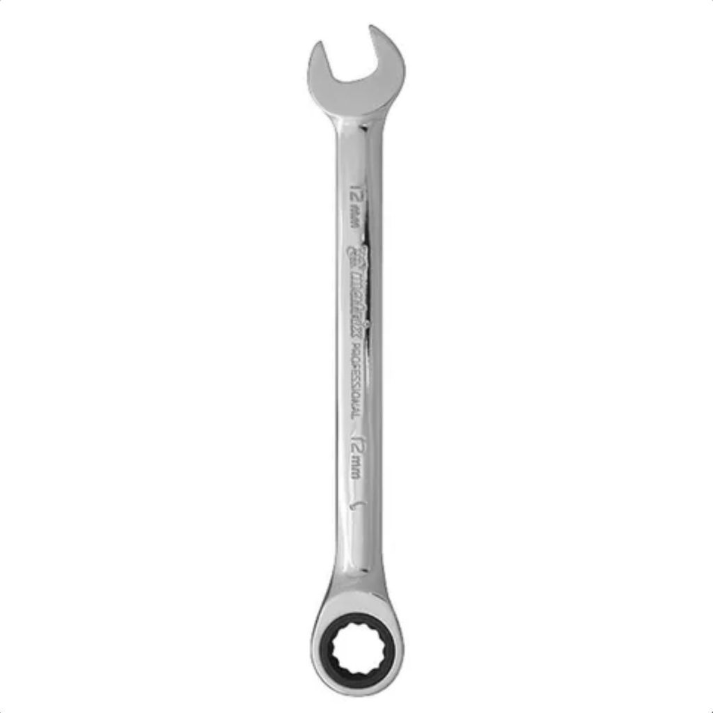 Chave Combinada Catraca 17mm Aço Cromo Vanádio CRV MTX Profissional